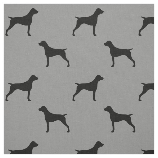 Deutsches kurzhaariger Zeiger-Silhouette-Muster Stoff (Muster)