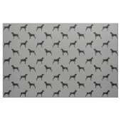 Deutsches kurzhaariger Zeiger-Silhouette-Muster Stoff (Fat Quarter (45,7 x 55,9 cm))