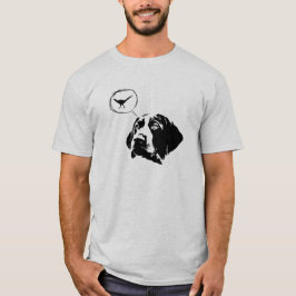 Deutsches kurzhaariger Zeiger-"Vögel für Gehirne" T-Shirt