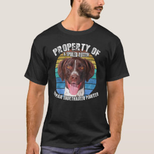 Deutsches Kurzpointer-Eigentum von Retro T-Shirt
