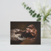 Deutsches Kurzportrait Postkarte (Stehend Vorderseite)