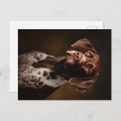 Deutsches Kurzportrait Postkarte (Vorne/Hinten)