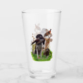 Deutsches Kurzschlussglas Glas (Vorderseite)
