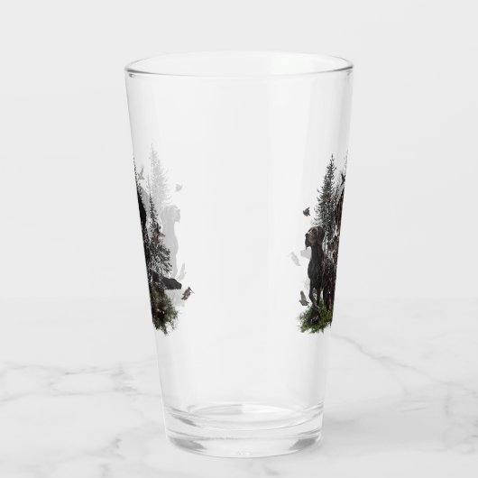 Deutsches Kurzschlussglas Glas (Rechts)