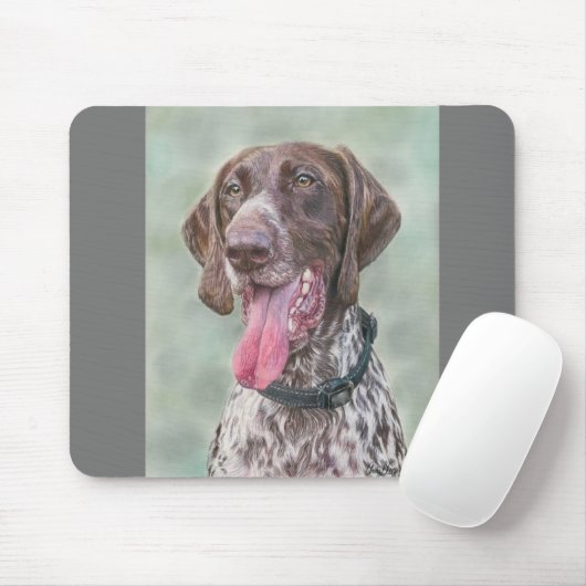 Deutsches Kurzzeigermousepad Mousepad (Mit Mouse)