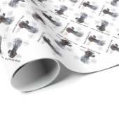 Deutsches Kurzzeitbild Geschenkpapier (Rolleneckpunkt)