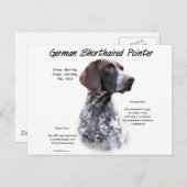 Deutsches Kurzzeitbild Postkarte (Vorne/Hinten)