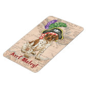 Deutsches Kurzzeitpferd Magnet (Linke Seite)