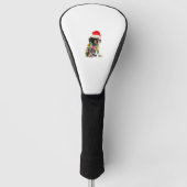 Deutsches Kurzzeitpointer Weihnachtsdesign Golf Headcover (Vorderseite)