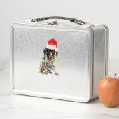 Deutsches Kurzzeitpointer Weihnachtsdesign Metall Brotdose (Beispiel)