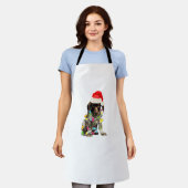 Deutsches Kurzzeitpointer Weihnachtsdesign Schürze (Getragen)