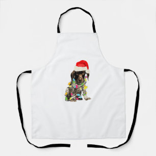 Deutsches Kurzzeitpointer Weihnachtsdesign Schürze
