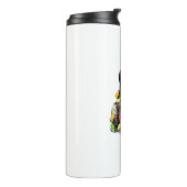 Deutsches Kurzzeitpointer Weihnachtsdesign Thermosbecher (Nach links gedreht)