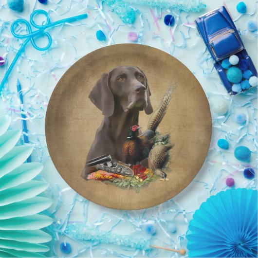 Deutsches Kurzzeitwährungspapier Pappteller (Party)