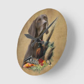 Deutsches Kurzzeitwährungspapier Runde Wanduhr (Winkel)