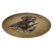 Deutsches Kurzzeitwährungspapier Schneidebrett (Ecke)