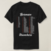 Deutsches Nummernschild T-Shirt (Design vorne)