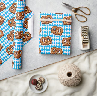 Deutsches Oktoberfest-Bretzel Geschenkpapier