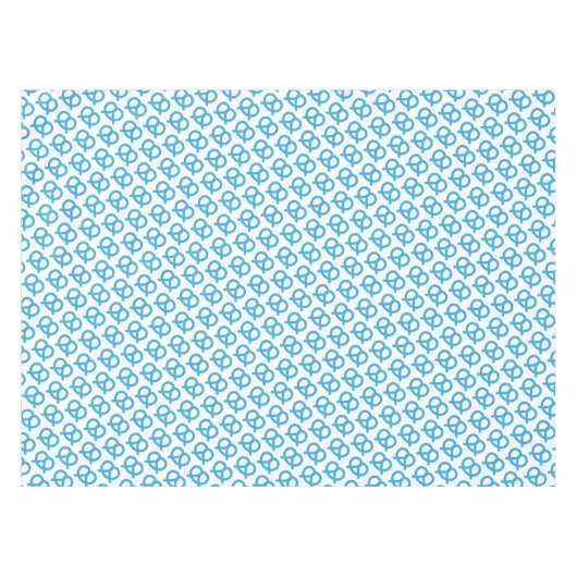 Deutsches Oktoberfest mit blauem und weißem Prätze Tischdecke (Vorderseite (Horizontal))