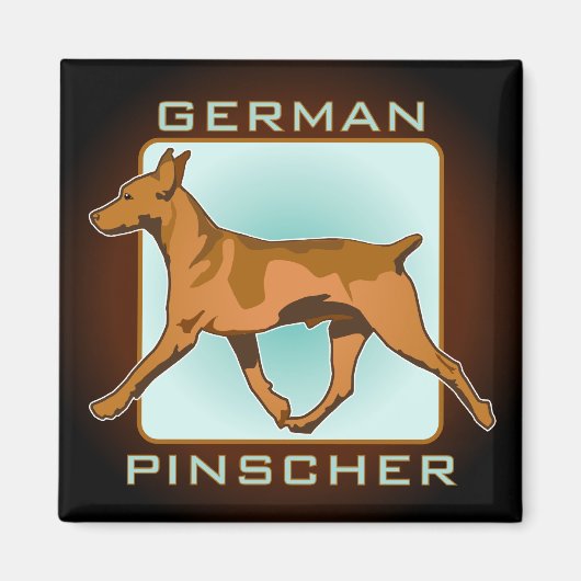Deutsches Pinscher-Abzeichen, Platz Magnet (Vorne)