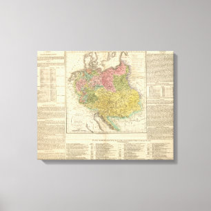 Deutsches Reich Leinwanddruck