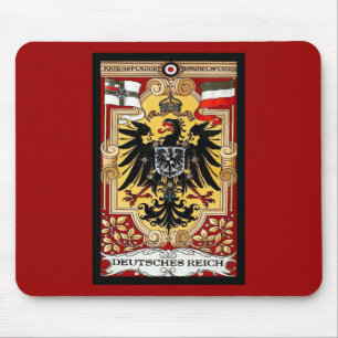 Deutsches Reich ~ Vintage deutsche WW1 Poster Mousepad