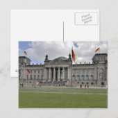 Deutsches Reichstag-Gebäude Postkarte (Vorne/Hinten)