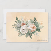 Deutsches Rosary-Floral-Begräbniskondolence-Beilei Dankeskarte (Rückseite)