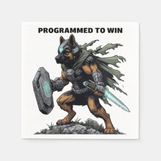 Deutsches Schäferdesign für Party Napkins Serviette