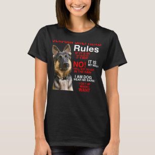 Deutsches Schäfereigentümer-Regelwerk Realistische T-Shirt