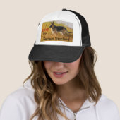 Deutsches Schäferhund-Foto über die Ball Cap Truckerkappe (Beispiel)