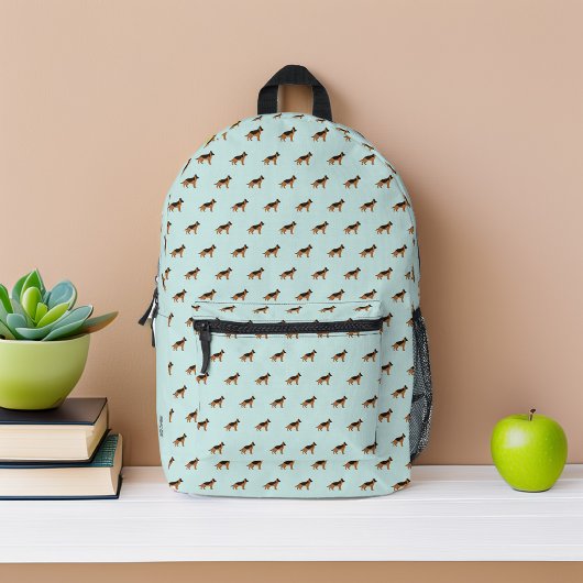 Deutsches Schäferhunde-Muster Personalisiert Bedruckter Rucksack