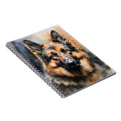 Deutsches Schäferink-Portrait Notizblock (Rechte Seite)