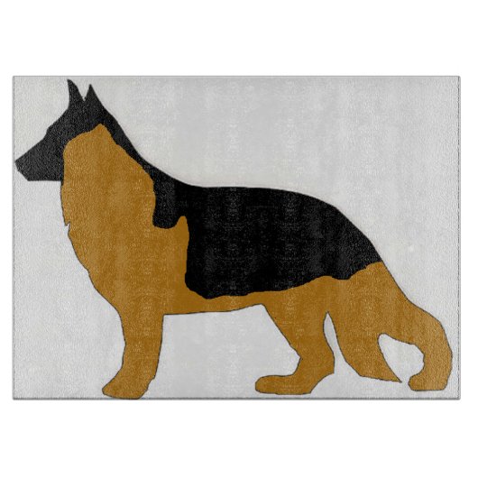 Deutsches Schäfersilo Schneidebrett (Vorderseite)