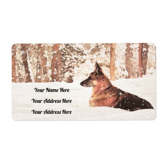 Deutsches Schäferwasser im Winter (Vorne)