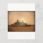 Deutsches Schiff Postkarte (Vorderseite)