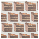 Deutsches Schokoladenkuchen Stoff (Muster)