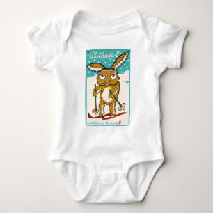 Deutsches Ski-Häschen Baby Strampler