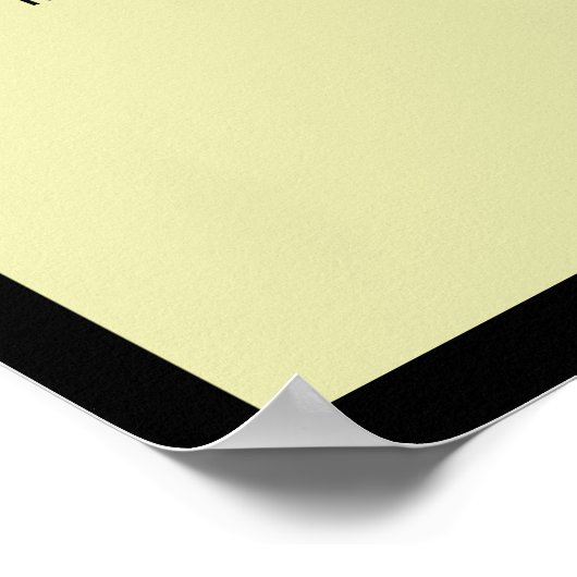 deutsches Sprichwort Poster (Ecke)