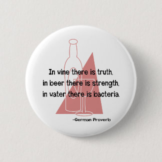 Deutsches Sprichwort - Retro Button