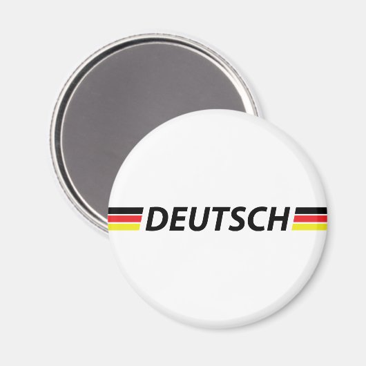 deutsches Symbol Magnet (Vorderseite/Rückseite)