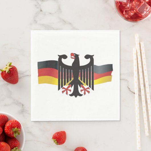 Deutsches Symbol Napkins Serviette (Beispiel)