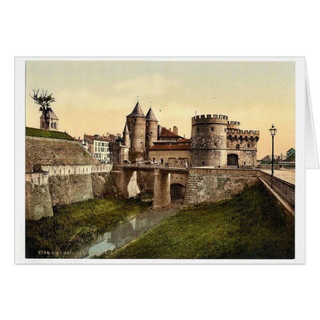 Deutsches Tor, Metz, Elsass Lothringen, (Vorderseite (Horizontal))