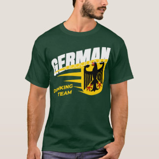 Deutsches Trinkteam feiert Party T-Shirt