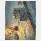 DEUTSCHES U-BOOT FLEECEDECKE (Vorderseite)