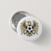 Deutsches Wappen Adler Wappen Button (Vorne & Hinten)