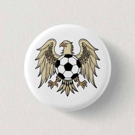 Deutsches Wappen Adler Wappen Button (Vorderseite)
