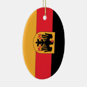 Deutsches Wappen Flagge Keramik Ornament (Rechts)