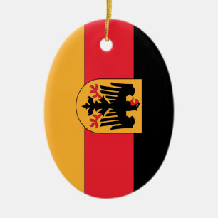 Deutsches Wappen Flagge Keramik Ornament