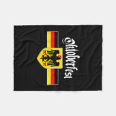 Deutsches Wappen Fleecedecke (Vorderseite (Horizontal))